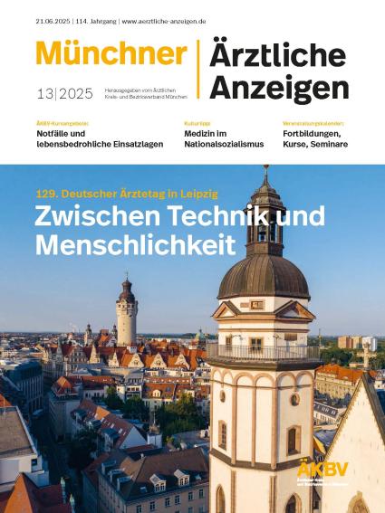 129. Deutscher Ärztetag in Leipzig. Zwischen Technik und Menschlichkeit