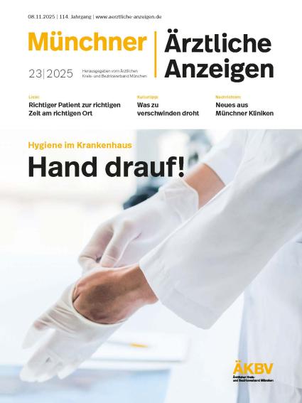 Hygiene im Krankenhaus. Hand drauf!